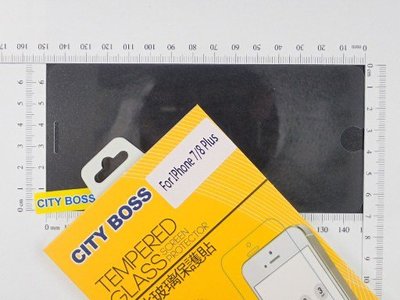 CITY BOSS Apple IPhone 7 i7 plus 螢幕保護貼鋼化膜 大7 CB亮面玻璃全膠