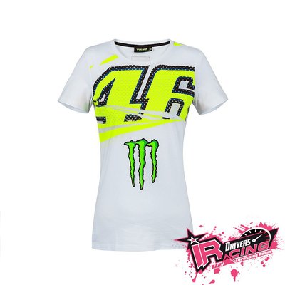 ♚賽車手的試衣間♚ VR46 Rossi WOMAN 46 MONSTER T-SHIRT 女版 T恤 短袖