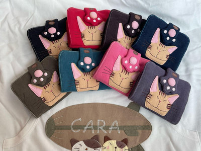 日本卡拉貓～貓老大卡片包 卡包 小錢包