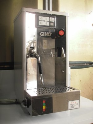 九成新    GIN0     GEH-400一蒸氣，一熱水   蒸氣奶泡機   蒸氣可定溫加熱加熱機  ~ 瞬間加熱機