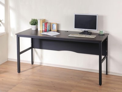 160環保低甲醛加長工作桌(附收線孔+調整腳墊) 電腦桌 書桌 辦公桌【馥葉2】【型號DE1606 】