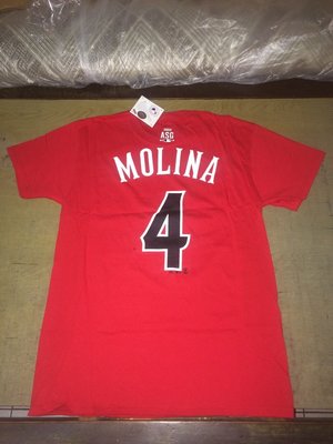 MLB Majestic 紅雀隊 Yadier Molina T恤 明星賽 背號 偉殷 岱鋼 洋基 馬林魚 金鋒 建民