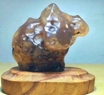 【阿吉】有一頭小象，名叫阿吉。早期純天然聖地阿拉善地表戈壁大灘瑪瑙　天型主題雅石　印章石太湖石太極茶盤大灣石彩陶石西瓜石