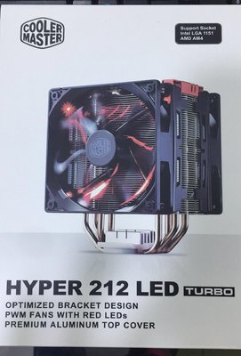 ..點子電腦-北投...◎酷碼 Cooler Master Hyper 212LED Turbo雙風扇散熱器1190元
