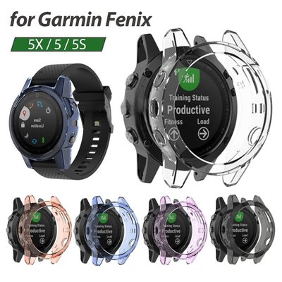 Garmin fenix 5 5S 5X 高品質 TPU 保護套超薄智能手錶保險槓外殼, 適用於 Garmin feni