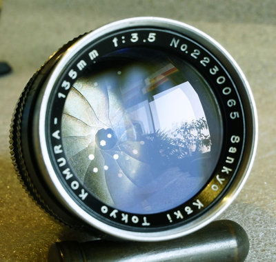 【悠悠山河】特價 12羽 Sankyo Tokyo Komura 135mm F3.5 L39 LTM 鏡片通透 無刮無霉無霧無塵