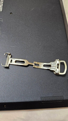 卡地亞原廠白金摺疊扣18mm cartier white gold buckle claps,從我的神祕錶拆下來的,單賣摺疊扣,反摺錶帶專用