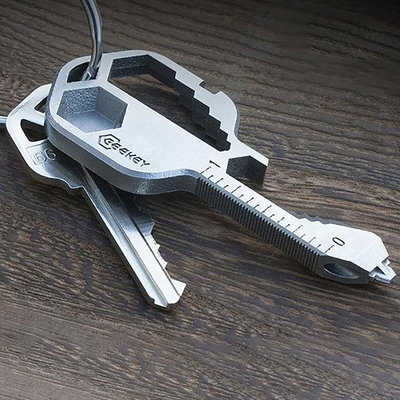 星星館 美國Geekey鑰匙扣便攜隨身迷你戶外EDC多功用小工具開瓶器螺絲刀CM