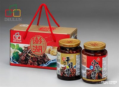 【得倫食品】海鮮干貝醬+小管醬禮盒組