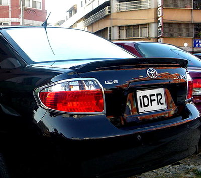 圓夢工廠 Toyota Vios 2002~2005 改裝 鍍鉻銀 車燈框飾貼 後燈框 尾燈框