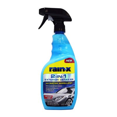 【易油網】【缺貨】RAINX RAIN-X 快速保護蠟+防潑水功能 潑水劑 噴蠟 680ml #20115