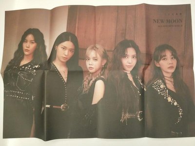 AOA 第六張迷你專輯NEW MOON韓國進口版海報