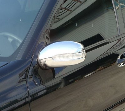IDFR ODE 汽車精品 BENZ E W211 02-05 鍍鉻後視鏡蓋 電鍍後照鏡蓋