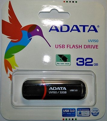{原廠保固至2023年}(隨身碟,32GB)台灣威剛UV150(32G)USB 3.1 3.2 ADATA公司貨