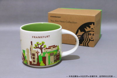 ⦿ 法蘭克福 Frankfurt 》星巴克 STARBUCKS 城市馬克杯 咖啡杯 YAH系列 德國 414ml