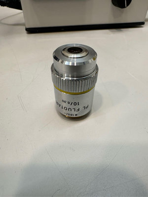 Leica Leitz Microscope Lens Pl Fluotar 10x/0.30 160 519872 顯微鏡物鏡