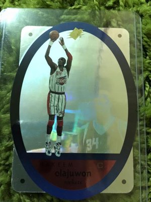 【美】Hakeem Olajuwon Upper Deck SPx 1996 #19 球員卡 NBA 火箭3D 迷蹤步