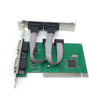 PCI4串口卡PCI串口卡4個COM口PCI轉COM9針RS232擴展卡355芯片