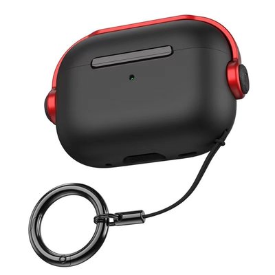 適用於Airpods3耳機盒Airpods Pro 2創意耳機帶線扣鎖定耳機套airpods盒