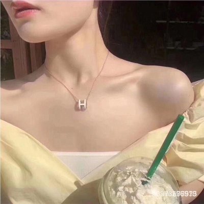 【日本二手】愛馬仕/Hermes Pop H項鏈超級難買的白金配色哦！