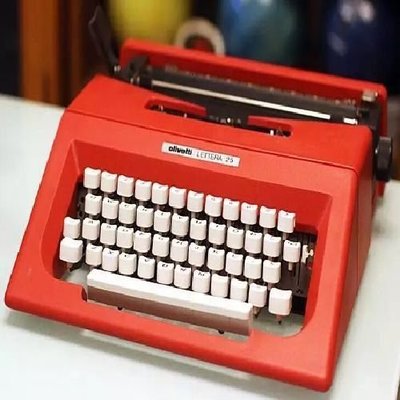 下殺 意大利品牌olivetti livetti LETTERA 25 老式打字機 機械復古