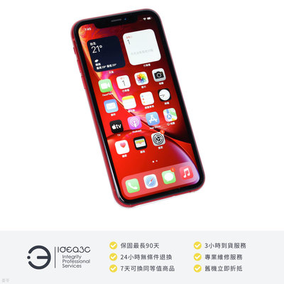 「點子3C」iPhone XR 64G 紅色【店保3個月】MRY62TA 6.1吋螢幕 1200萬像素 A12仿生晶片 FaceID ZJ039