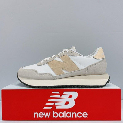 New Balance 237 NB 女生 米白色 麂皮 舒適 B楦 復古 運動 休閒鞋 WS237RA