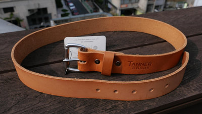生來狂野一元起標全新庫存美國製Tanner Goods Standard Belt經典美式復古皮帶植揉革牛皮Made in USA