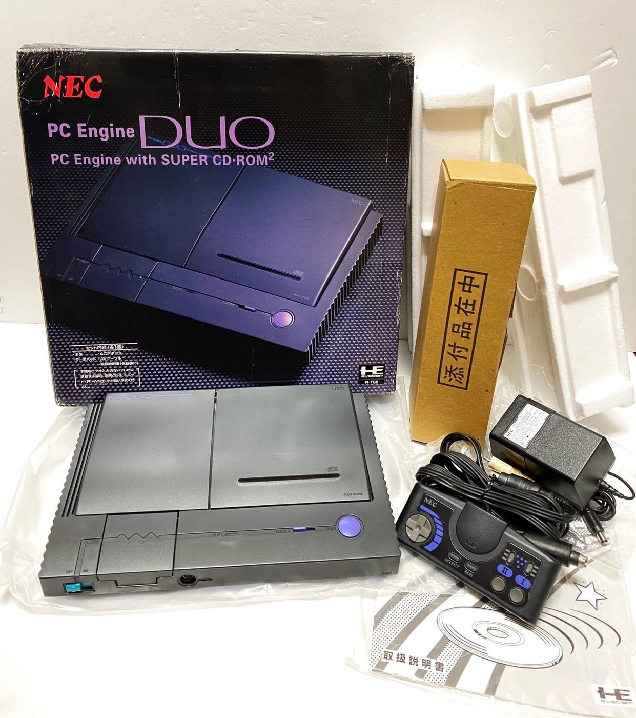NEC PC Engine DUO with Super CD-Rom2 主機 PCE 二合一主機 日本製