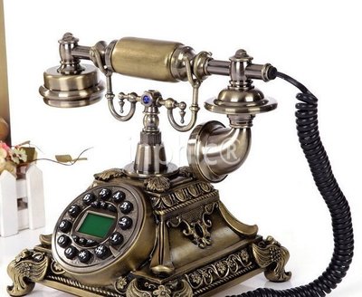 INPHIC-復古電話機歐式 復古電話機 美式古典電話機 古董老式座機