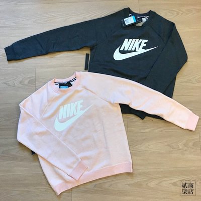 (D.S) Nike NSW Sweatshirt 女款 基本款 大學T 衛衣 粉色 930906-646 灰黑 032