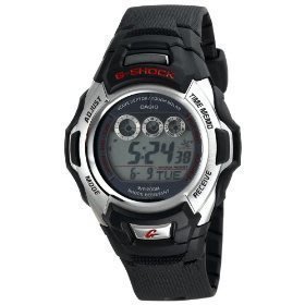 Casio GW-500A太陽能手錶,防震,200米防水,自動對時,自動亮燈,4組鬧鈴,碼錶,日曆星期,橡膠錶帶,9成新