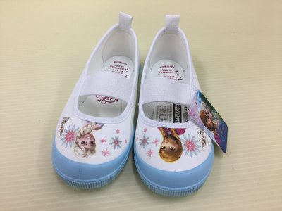 日本製 moonSTAR 冰雪奇緣室內鞋/娃娃鞋/輕便鞋/藍