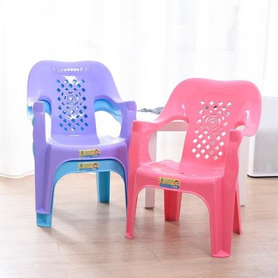 特價塑料扶手椅靠背椅大排檔椅子靠背加厚休閑成人餐椅塑膠凳子家用椅