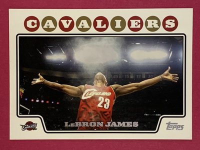 2008-09 NBA Topps #23 LeBron James Cavaliers 框正