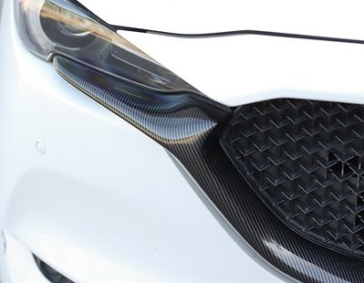 現貨熱銷-馬自達 MAZDA 17-21年 CX-5 CX5 中網飾條 水箱罩飾條 水箱飾條 牛角 中網側飾條 碳纖維紋
