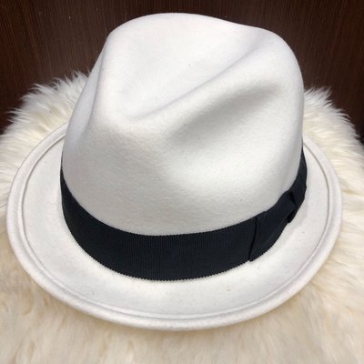 全新 日本CA4LA 白色紳士帽 男女可用