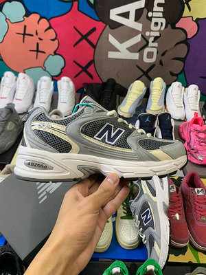 【阿明運動舘】New Balance NB530系列復古休閑慢跑鞋 米白灰 采