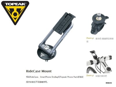 TOPEAK 自行車手機固定座 RideCase Mount TC1023 手機袋 手機殼 固定座