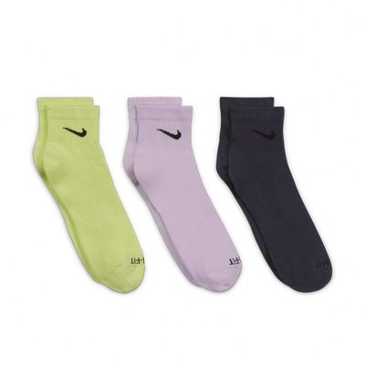 3雙組南◇2021 10月 Nike DRY-FIT SX6893-913 淡紫 深藍 螢光綠 中筒襪 運動襪