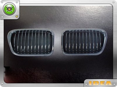 泰山美研社 D3876 BMW 寶馬 E36 96-98年 鍍鉻/全黑 水箱護罩
