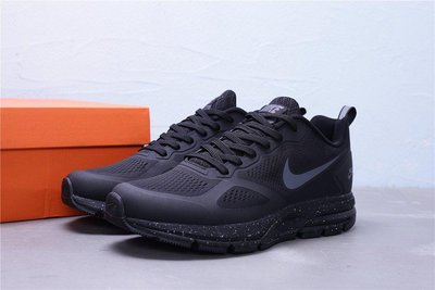 Nike Air PEGASUS 26 全黑 透氣 休閒運動跑步鞋 男鞋 AQ6219-007【ADIDAS x NIKE】