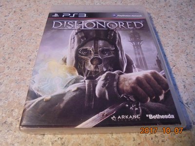 PS3 冤罪殺機 Dishonored 英文版 直購價400元 桃園《蝦米小鋪》