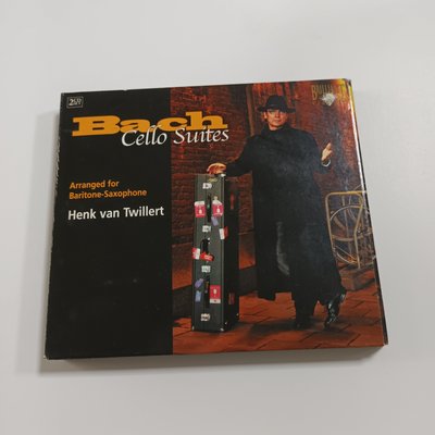 昀嫣音樂(CDz44-1) BACH Cello Suites 兩片 微磨損微細紋 保存如圖 售出不退