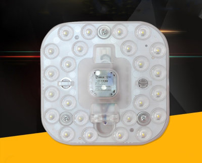 12W LED 吸頂燈板 方型 白光 光源模組 磁鐵螺絲 無頻閃  亮度高 低光衰 吸頂燈燈芯 燈管 簡易燈具