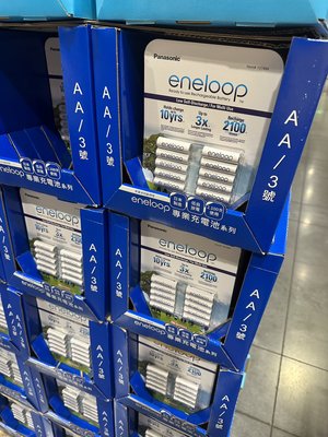 COSTCO好市多代購Panasonic Eneloop 3號充電電池 10入