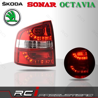 RC HID LED專賣店 SKODA OCTAVIA 2005-2012 5門 led尾燈 台灣SONAR製 外銷精品