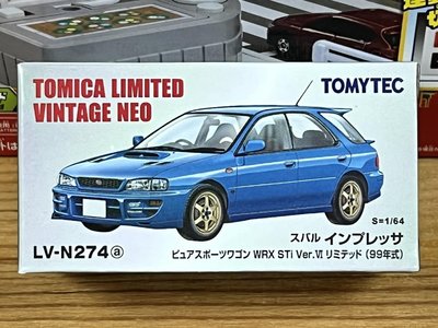 TOMYTEC LV-N274a SUBARU IPREZA SPORTS WAGON WRX STi (藍)