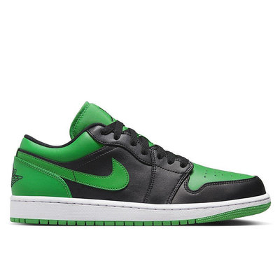 【晴沐代購】NIKE AIR JORDAN 1 LOW LUCKY GREEN 黑綠【553558-065】