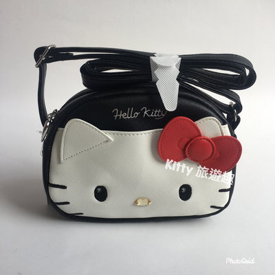 [Kitty 旅遊趣] Hello Kitty 斜背包 凱蒂貓 臉